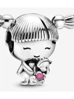 Little Girl Charm, S925 ALE Sterling Silver Charm, Charm For Pandora Bracelet